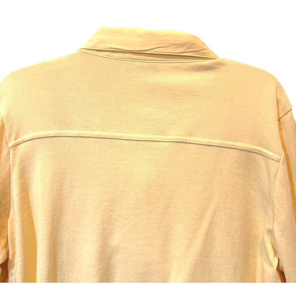 Croft&Barrow Women Zip-Up Jacket Soft Yellow Size XL Lightweight Utility Pockets - Picture 7 of 13